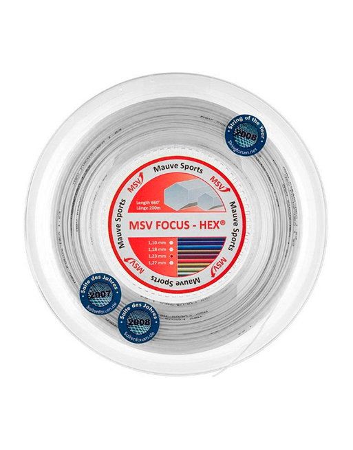 MSV Focus Hex Tennis String 1.10mm Blue 12m Set 